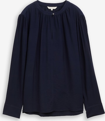 Chemisier TOM TAILOR en bleu : devant