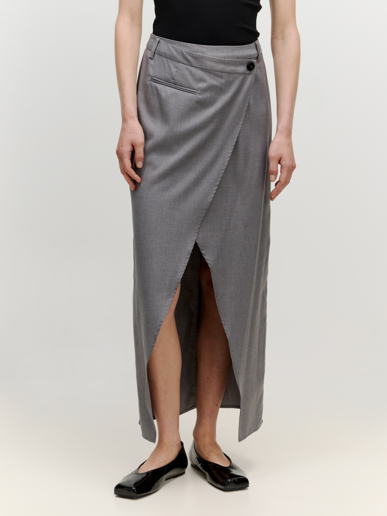 EDITED Produits Jupe 'Liya' gris foncé