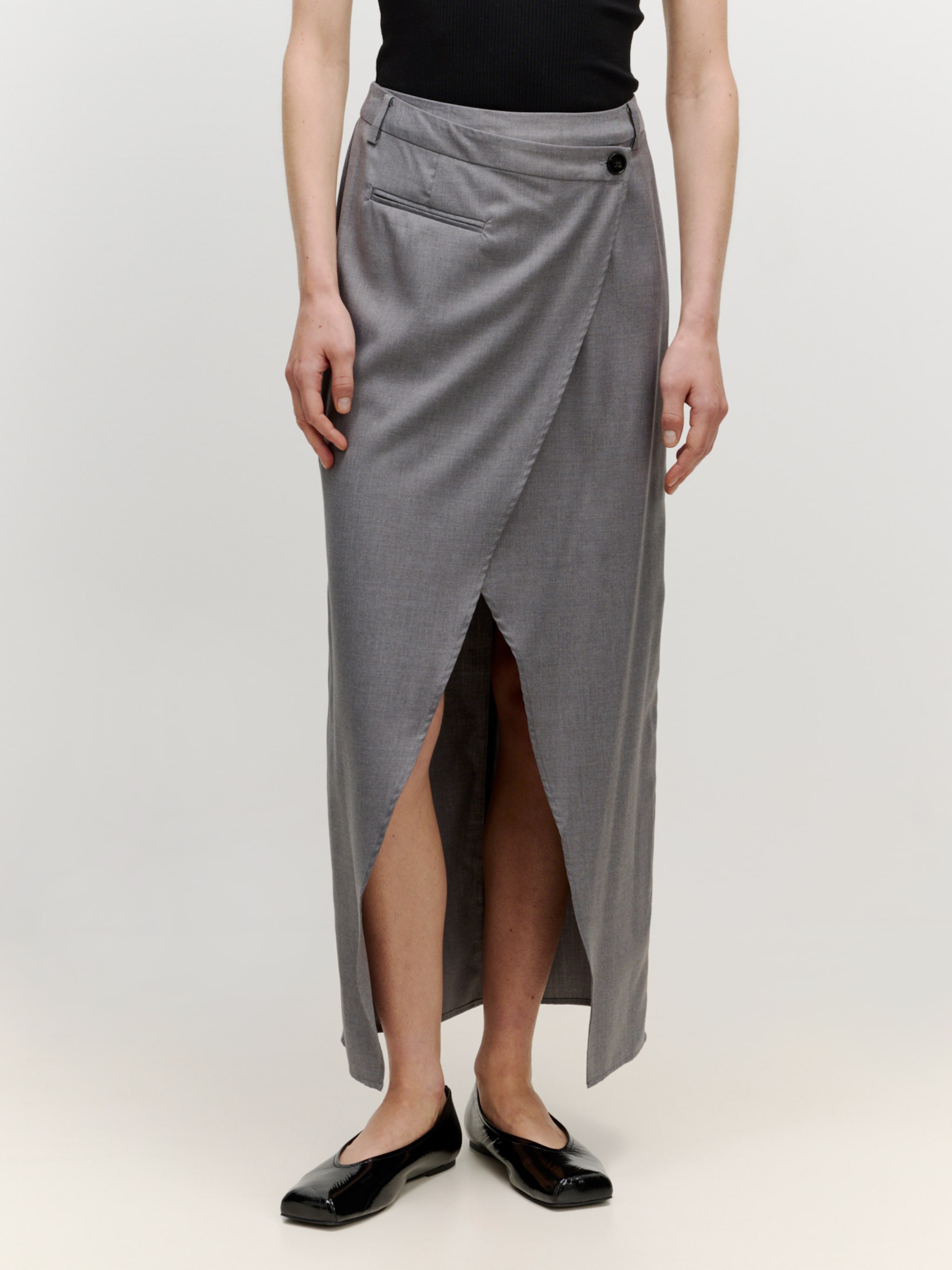 EDITED Producten Rok 'Liya' Donkergrijs