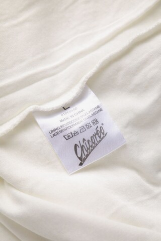 Chicorée Longsleeve-Shirt L in Weiß