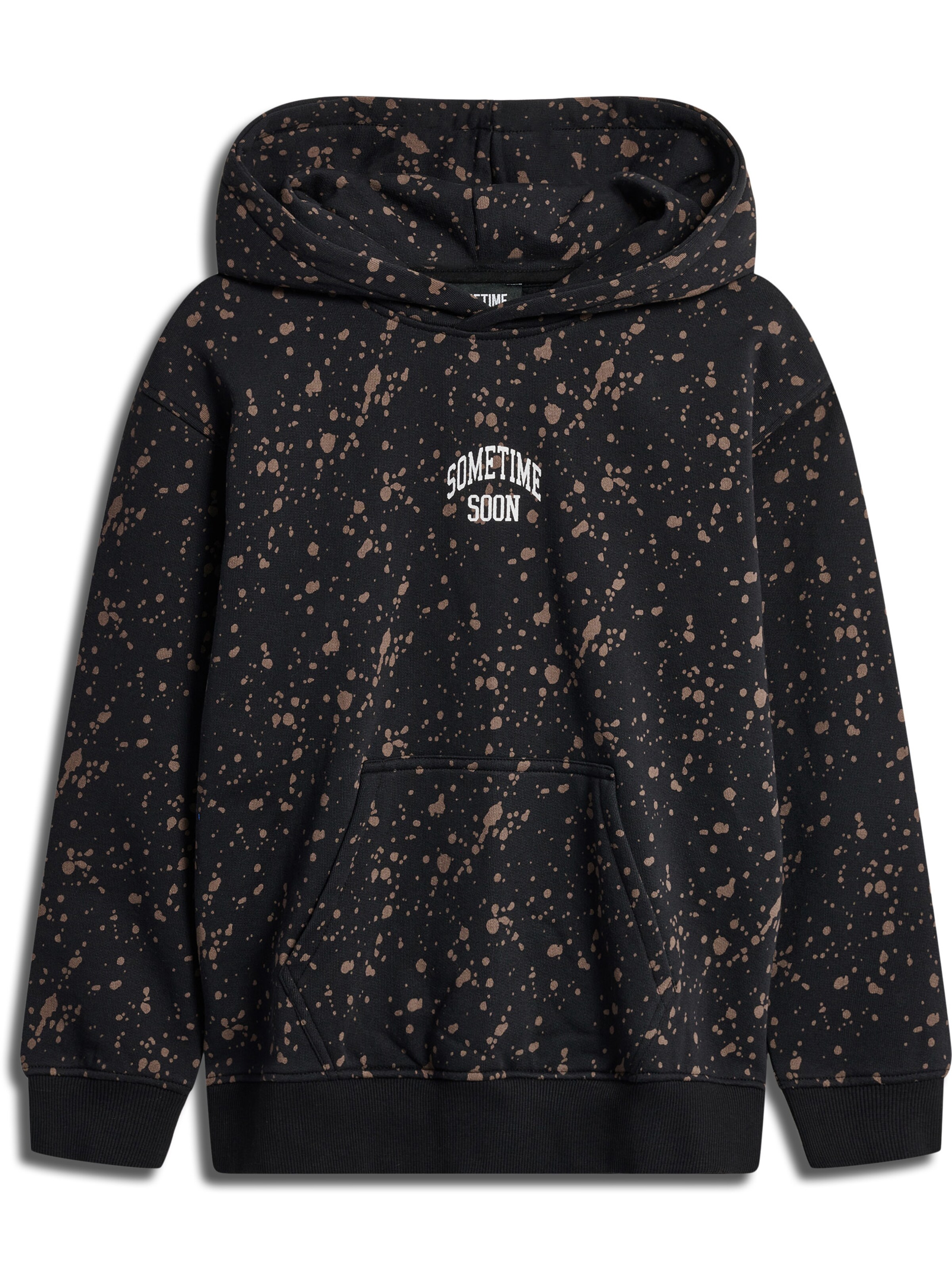 SOMETIME SOON Sweatshirt 'Jazzy' i sort: forside