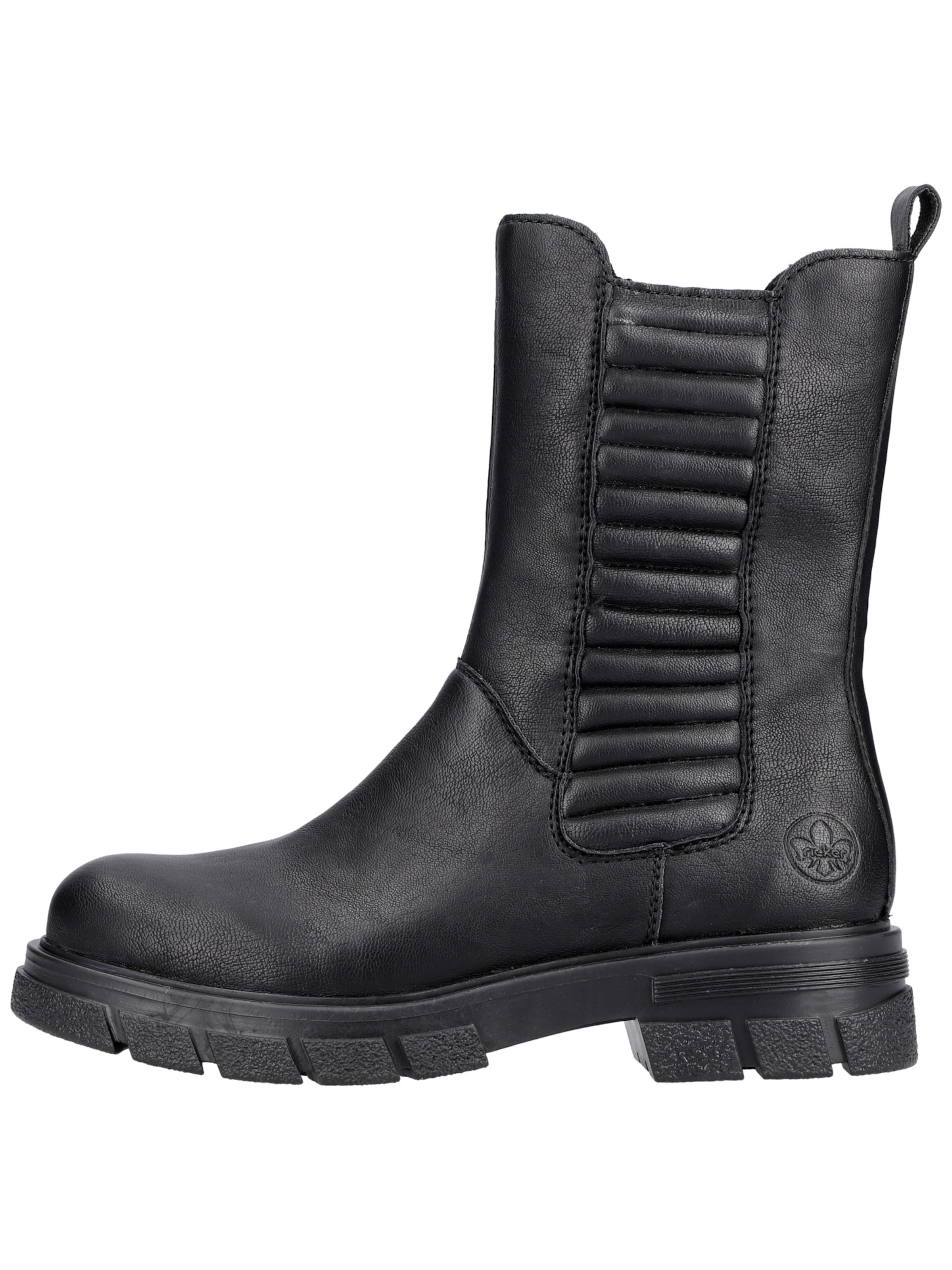 Rieker Boots in Schwarz