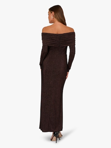 Adrianna Papell Knitted dress in Brown