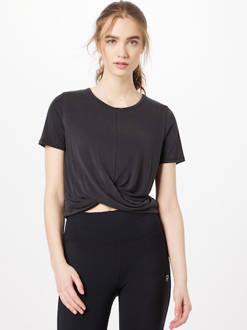 Athlecia Performance Shirt 'Diamy' in Black: front