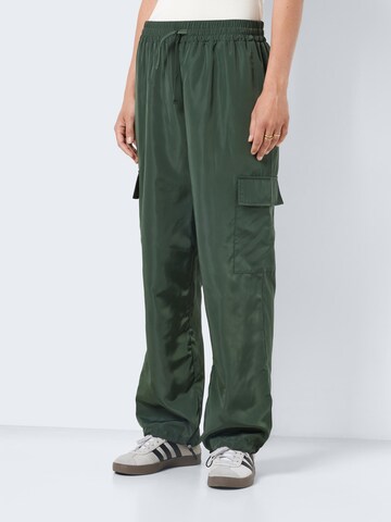 Noisy may Tapered Cargo Pants 'Sky' in Green: front