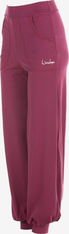 Effilé Pantalon de sport 'WH12' Winshape en rose