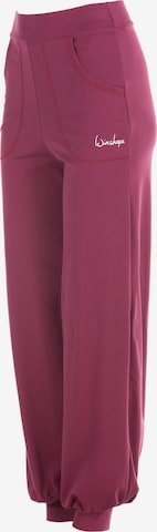 Tapered Pantaloni sportivi 'WH12' di Winshape in rosa