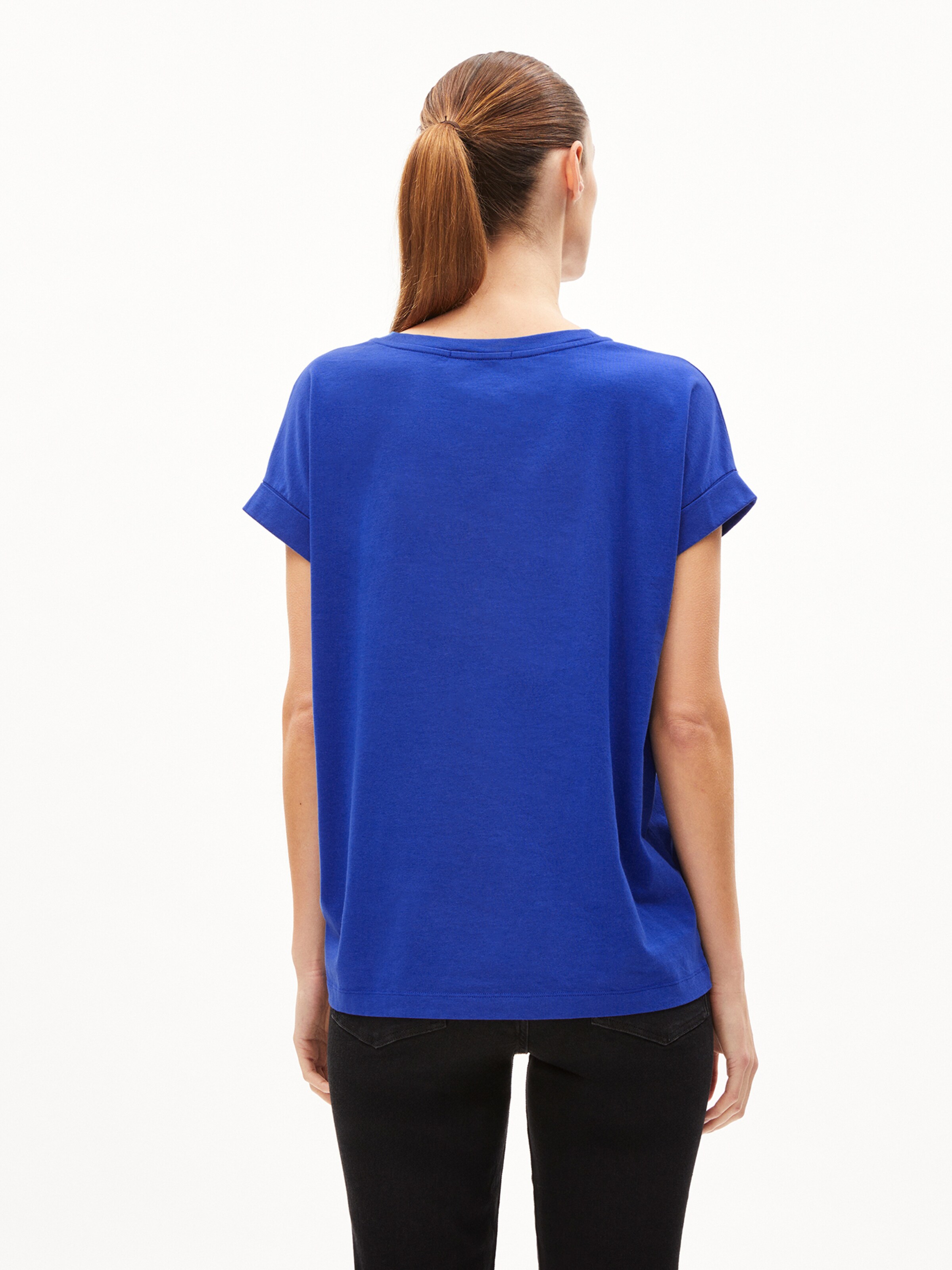 ARMEDANGELS T-Shirt IDAARA in Blau: Vorderseite