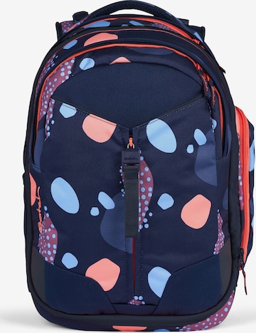 Satch Backpack 'Match' in Blue: front