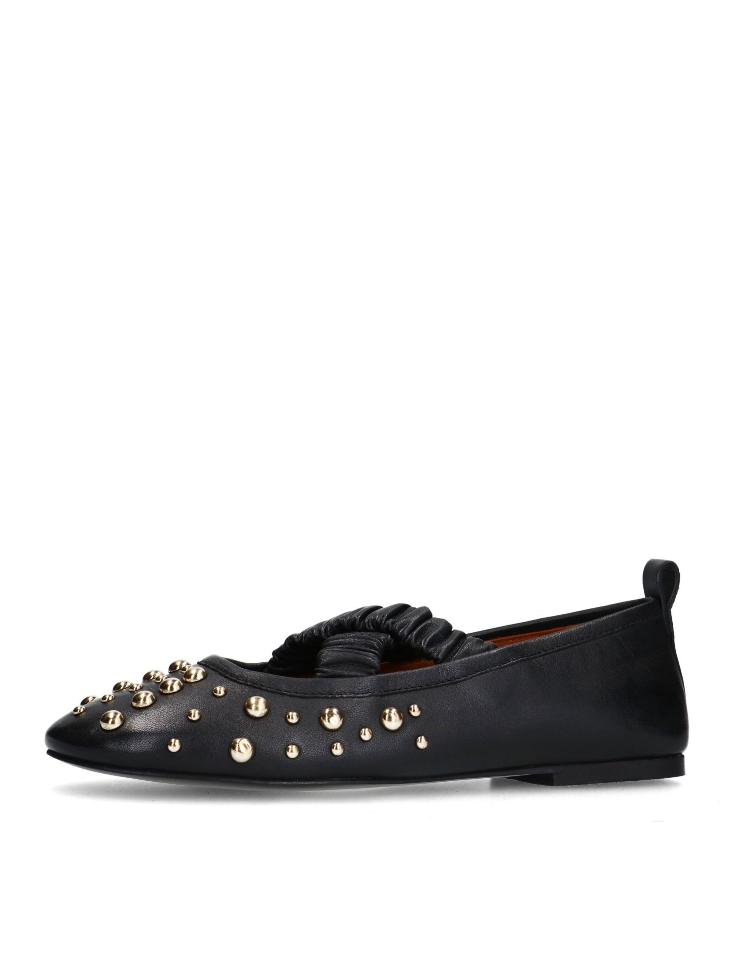 SACHA Ballet Flats in Black: front
