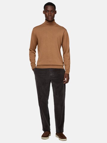 Boggi Milano Sweter 'Polo' w kolorze brązowy