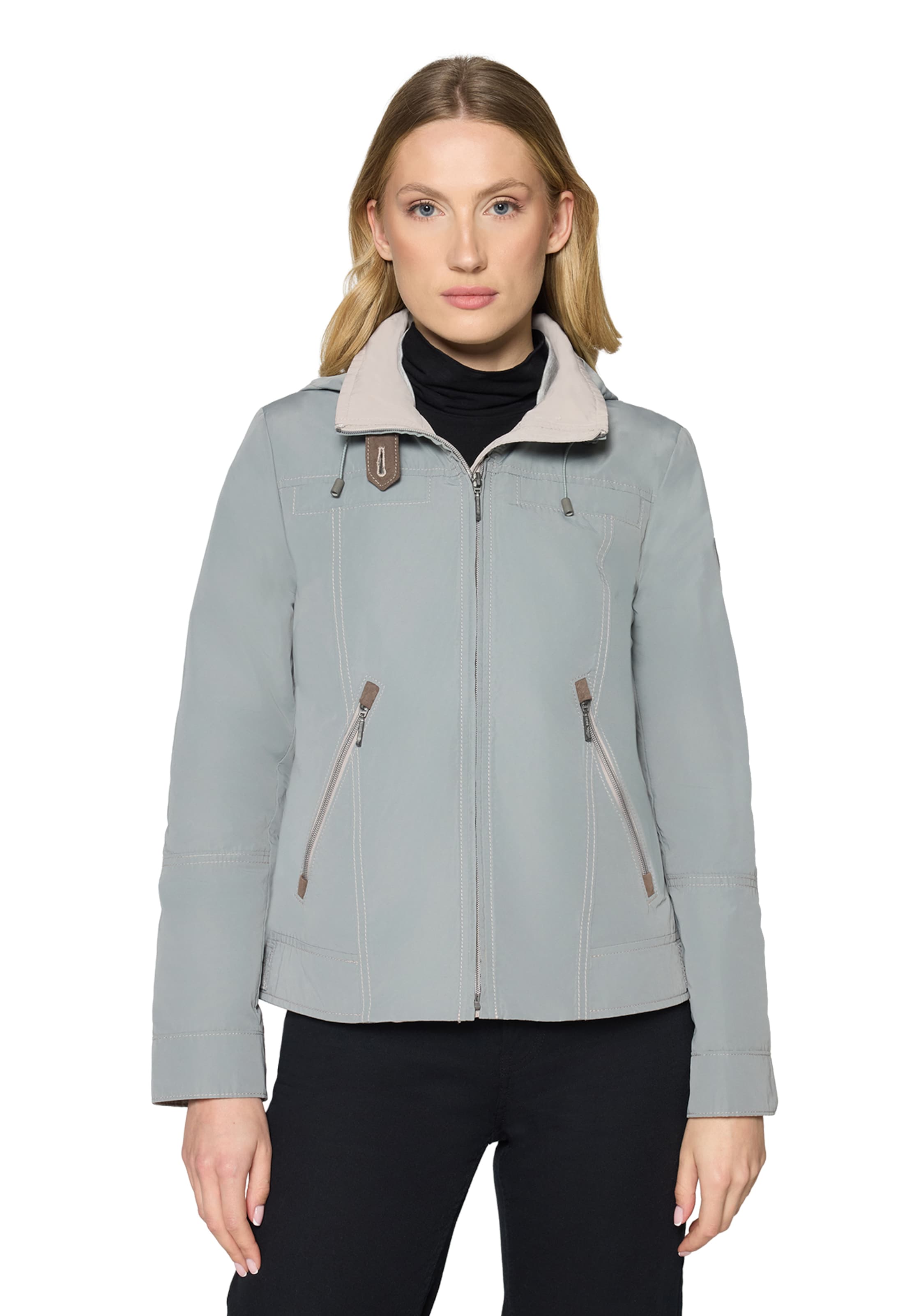 GIL BRET Between-Season Jacket in Green: front