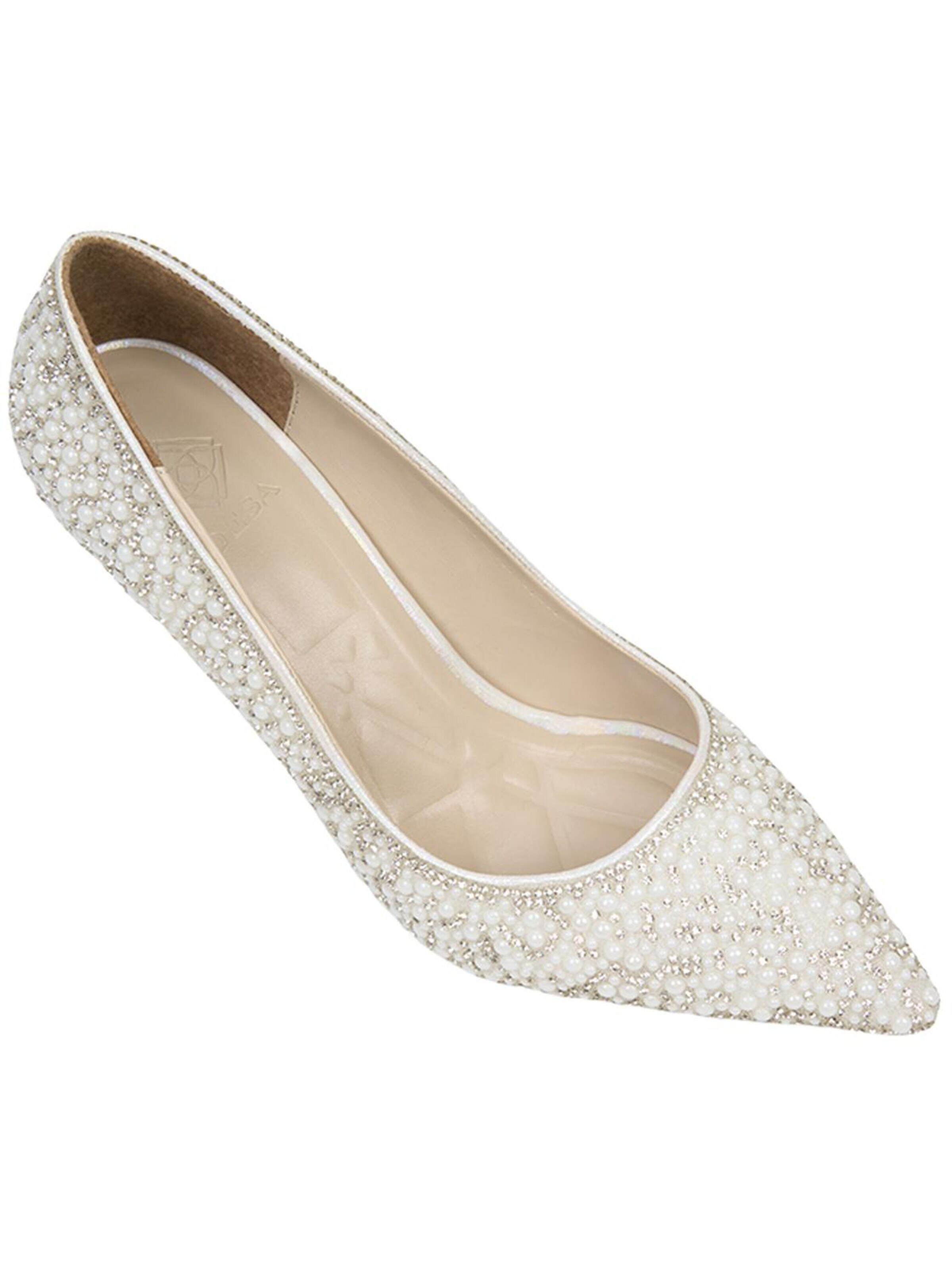 Desa - Zapatos con plataforma en blanco: frente