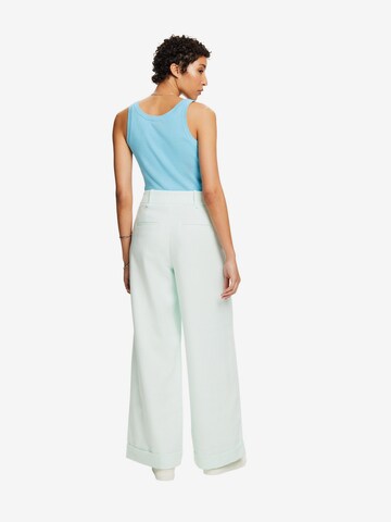 ESPRIT Wide leg Pants in Green