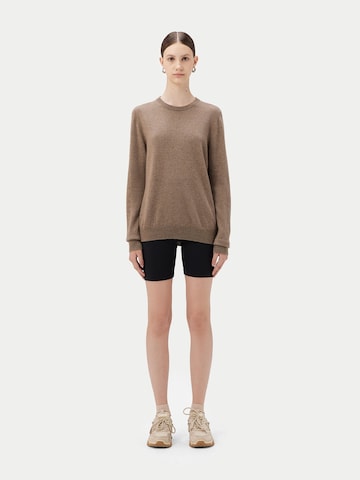 GOBI Cashmere - Jersey 'Women's Essential Cashmere Crewneck Sweater' en gris