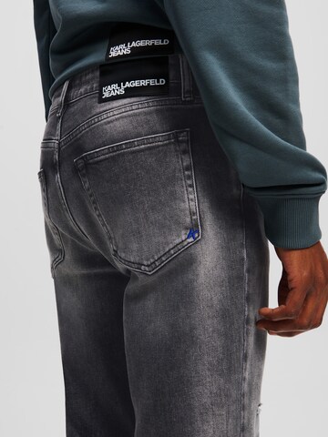 Slimfit Jeans 'Distressed' di KARL LAGERFELD JEANS in grigio
