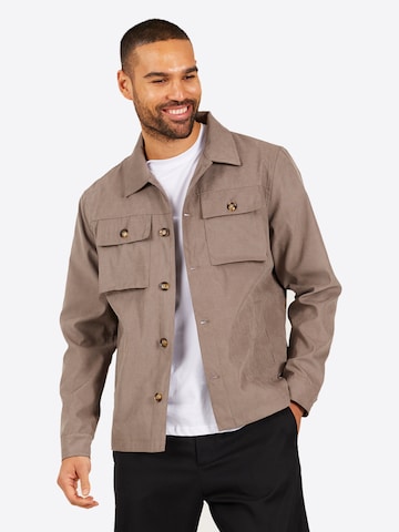 BRAVE SOUL Overgangsjakke i grå: forside