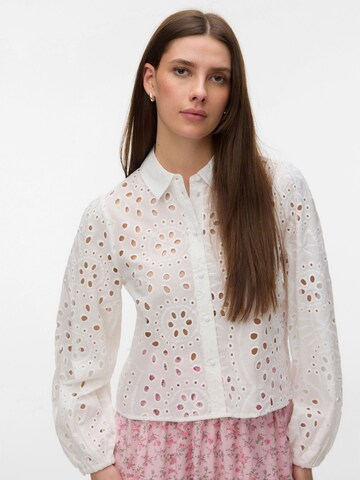 VERO MODA Blouse 'VMWillow' in Wit: voorkant