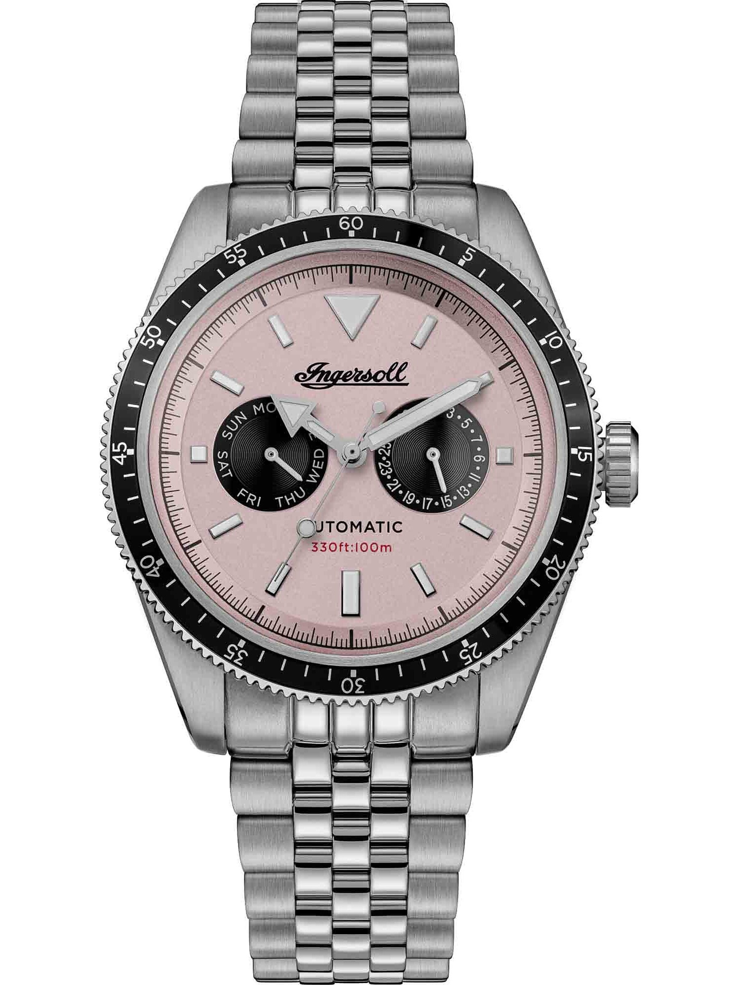 INGERSOLL Analoguhr in Silber: Vorderseite