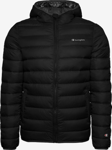 Champion Authentic Athletic Apparel Winterjacke in Schwarz: front