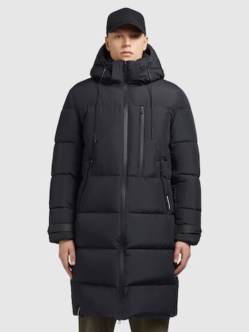 khujo Mantel  'Marvis' in Schwarz: Vorderseite
