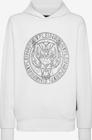 Sweat-shirt 'Tiger' Plein Sport en blanc : devant