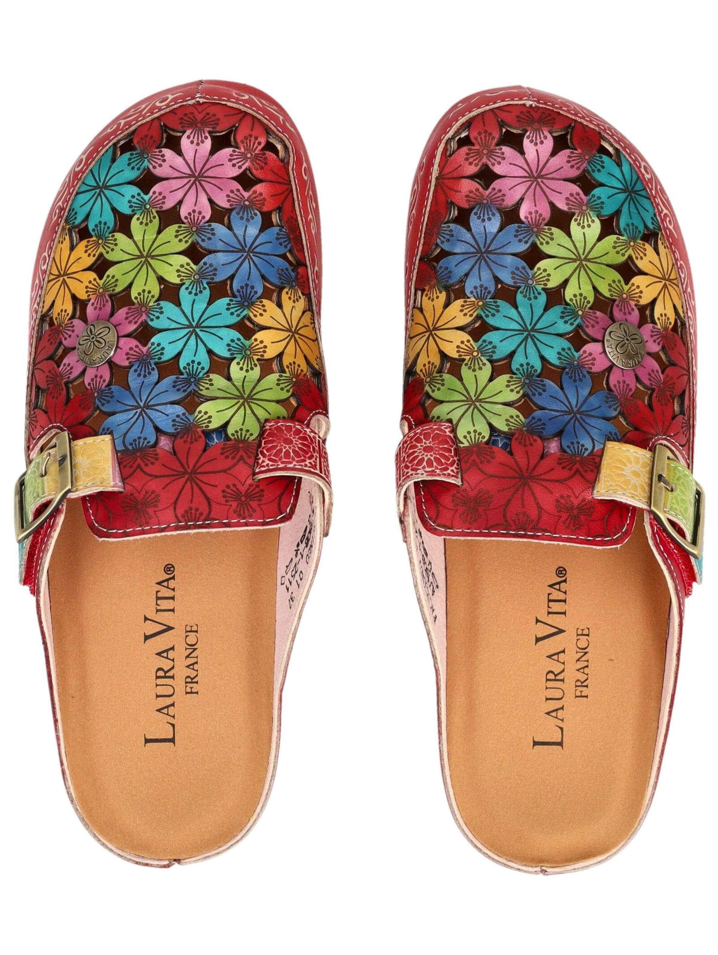 Laura Vita Pantolette in Rot