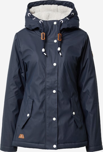 Ragwear Prijelazna jakna 'MARGGE' u mornarsko plava / konjak / bijela, Pregled proizvoda