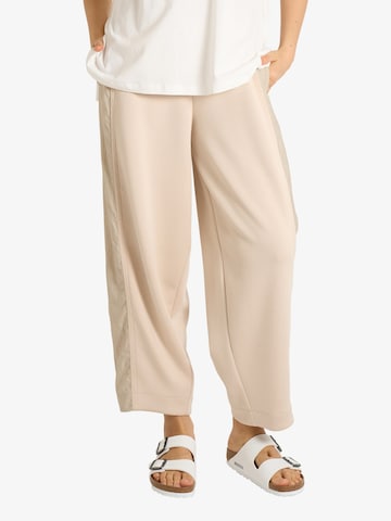 Meimeij Loosefit Hose in Beige: Vorderseite