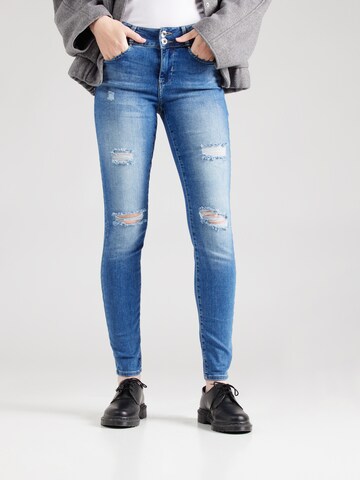 ONLY Skinny Jeans 'ONLBLUSH' i blå: framsida