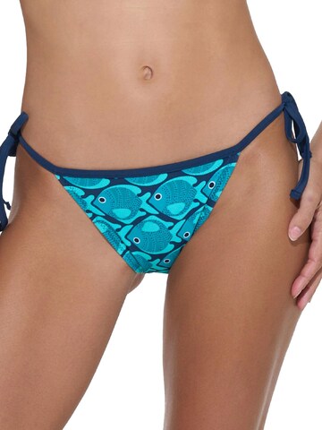 69Slam - Braga de bikini 'BRAGUITA BIKINI TRIÁNGULO ARIEL FISHES' en azul: frente