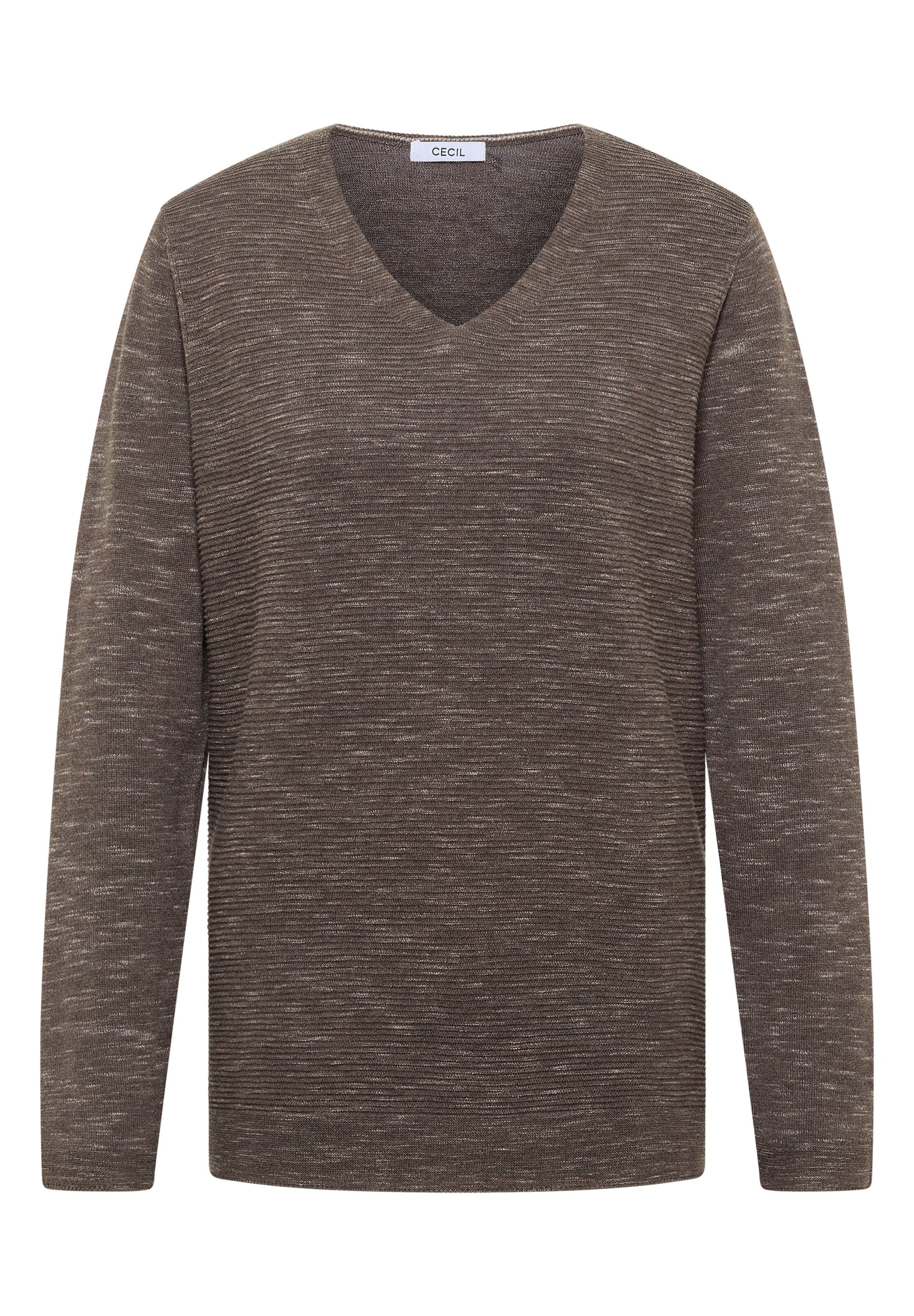 STREET ONE Pullover in Braun: Vorderseite