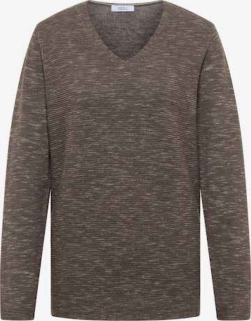 STREET ONE Sweater in Brown: front