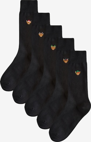 melns Next Zeķes: no priekšpuses