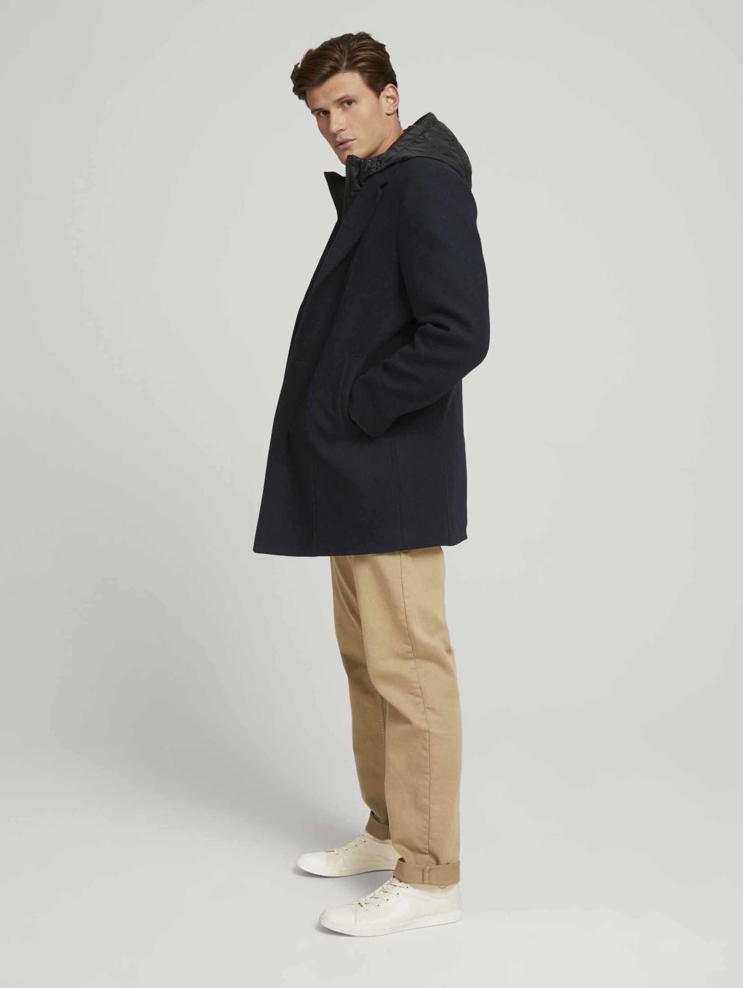 Männer Mäntel TOM TAILOR DENIM Mantel in Nachtblau - KF31974 Männer Mäntel TOM TAILOR DENIM Mantel in Nachtblau - KF31974