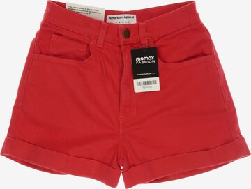 American Apparel Shorts in XS in Red: front