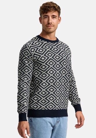 INDICODE JEANS Sweater 'Scott' in Blue
