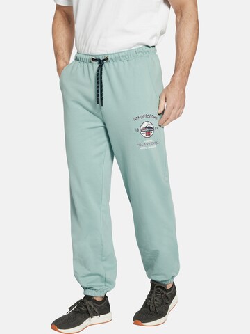 Jan Vanderstorm Loose fit Pants ' Sinre ' in Blue: front