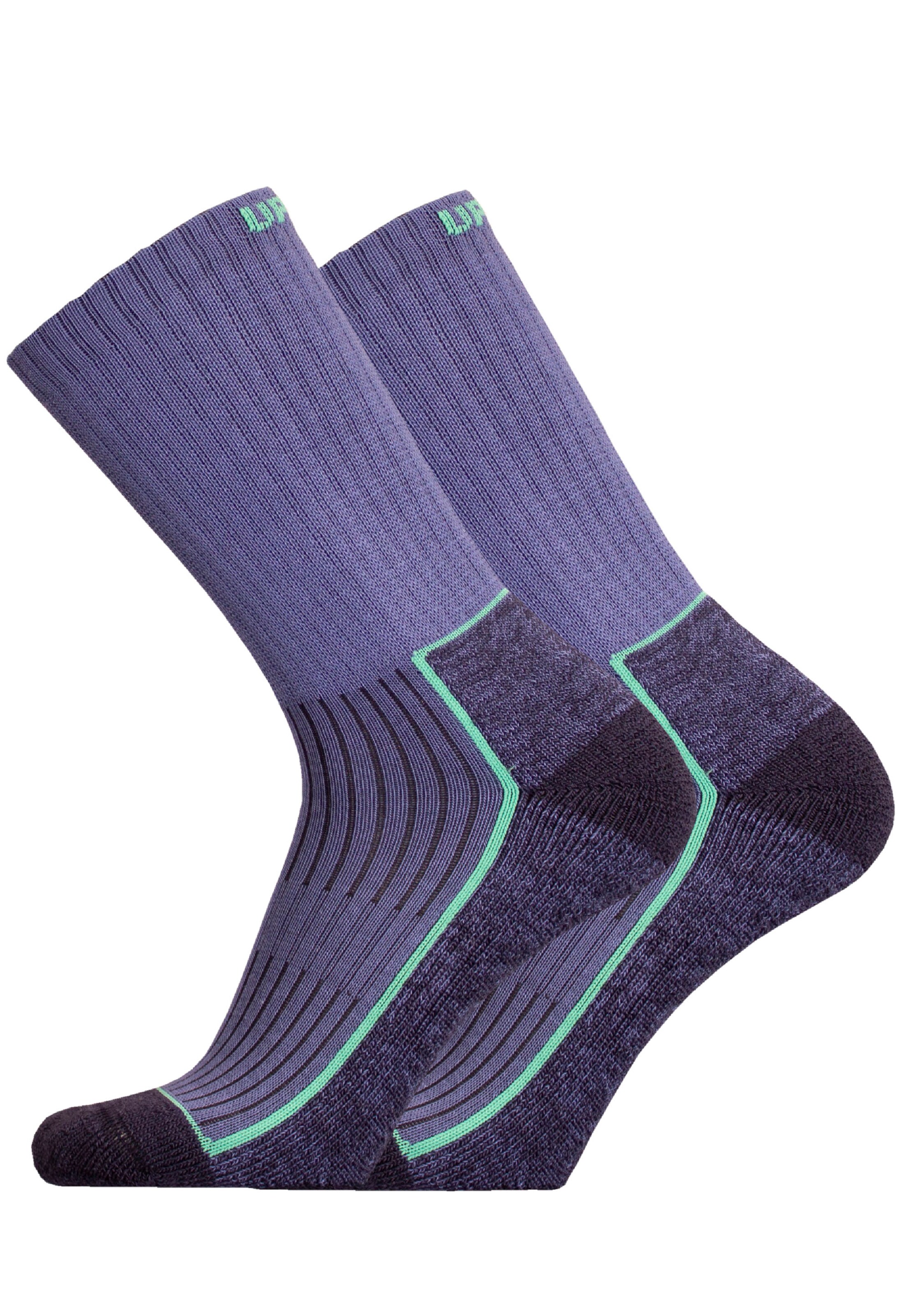 UphillSport Athletic Socks 'SAANA' in Blue: front