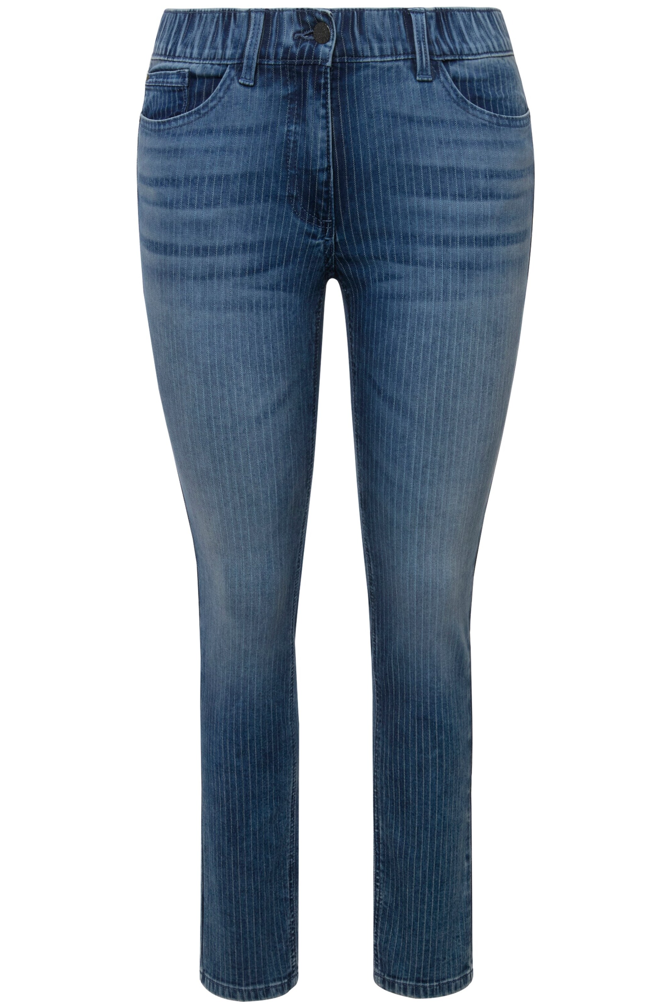 Ulla Popken Regular Jeans in Blau: Vorderseite