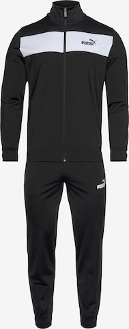 PUMA Tracksuit 'Poly' in Black: front