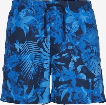 Shorts de bain Urban Classics en bleu : devant