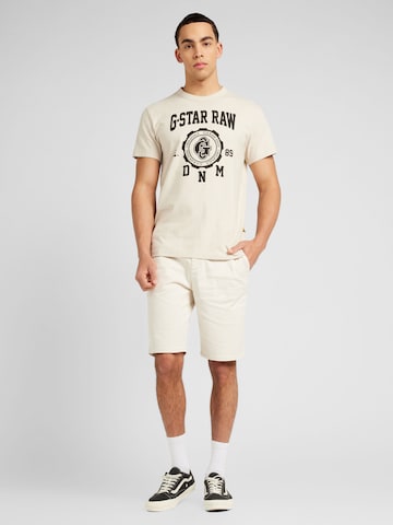 G-Star RAW T-shirt i beige