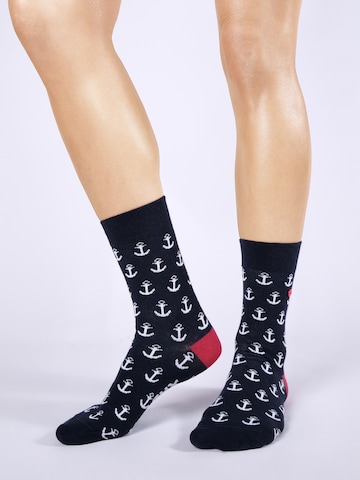 UNABUX Socks in Black: front