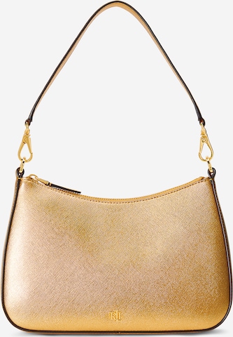 Sac bandoulière 'DANNI' Lauren Ralph Lauren en or : devant