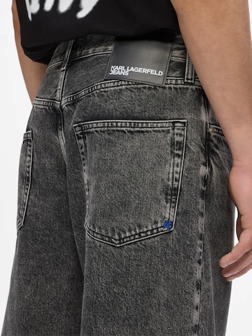 KARL LAGERFELD JEANS Vrečasti Kavbojke | siva barva