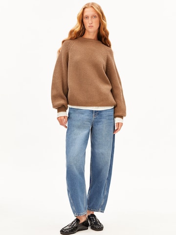 ARMEDANGELS Pullover 'KAAGI' in Braun: Vorderseite