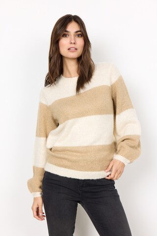 Pull-over 'Gunna 5' Soyaconcept en beige : devant