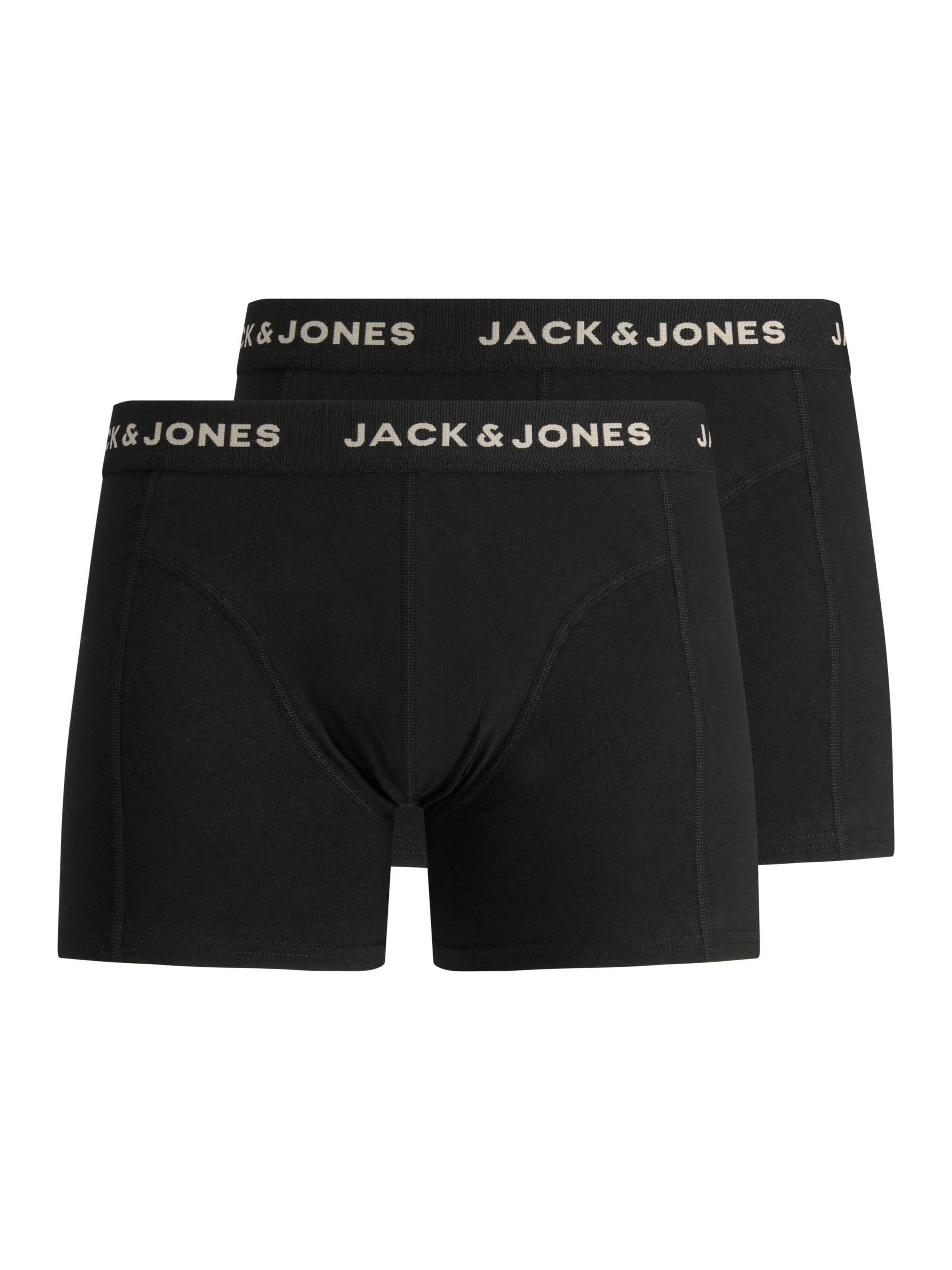 Männer Wäsche JACK & JONES Boxershorts 'BENTO' in Schwarz - TS01643