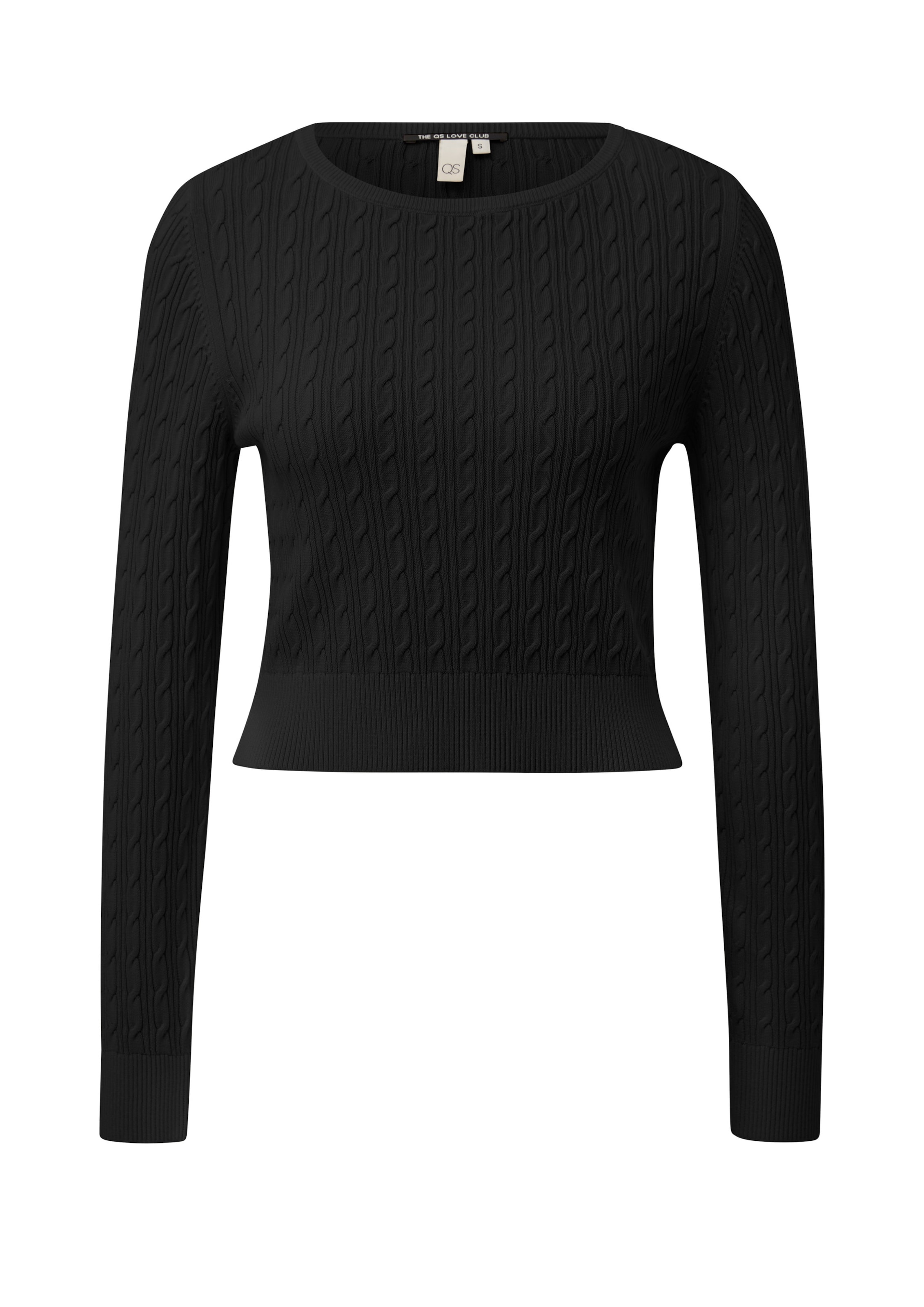 QS - Pullover em preto: frente